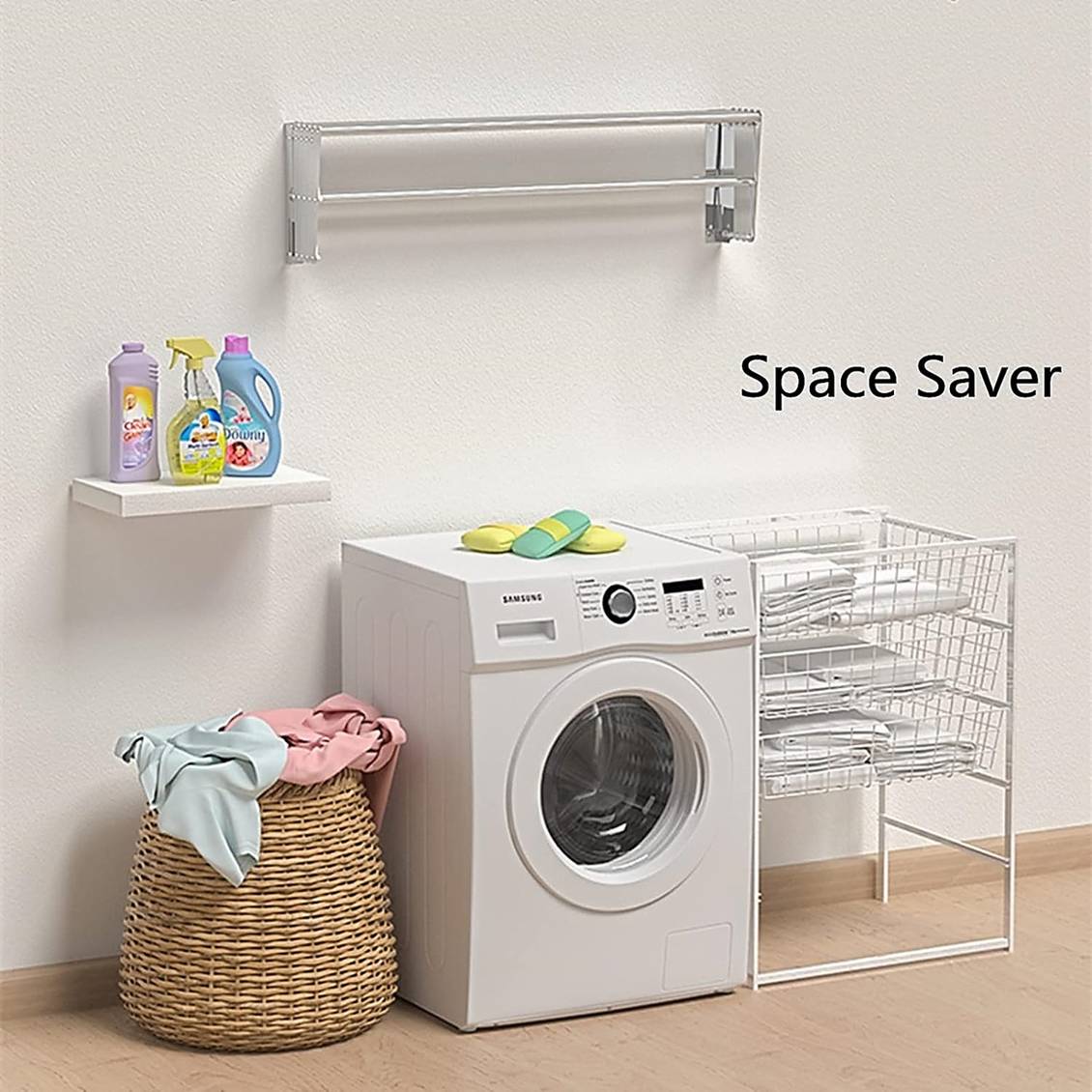 Giàn phơi đồ inox xếp gọn tiện lợi giá rẻ tại Bình Dương